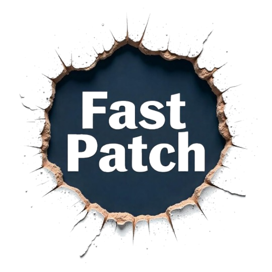 FastPatch logo for drywall repair and painting services in Monterey, Seaside, Carmel, Marina, and Pacific Grove